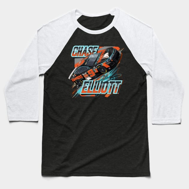 Chase Elliott Blister Baseball T-Shirt by art.Hamdan